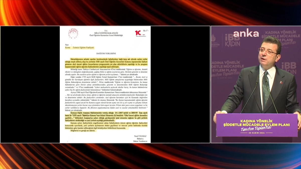 Belediye kreşleri ile ilgili MEB yazısı. İBB Başkanı İmamoğlu: "Hadi gel de kapat", Bakan Tekin: "Yazı kreşlerle ilgili değil"